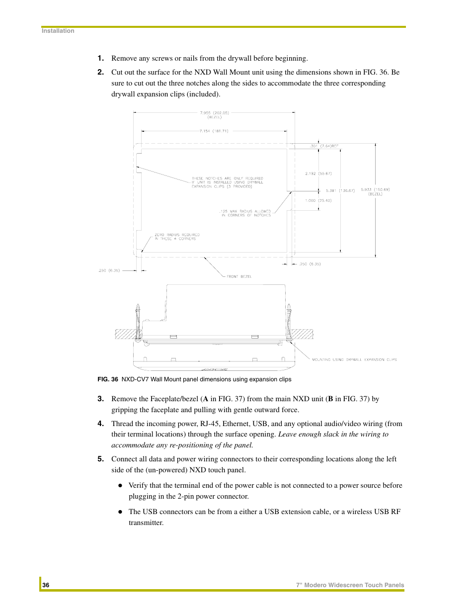 AMX NXD-CV7 User Manual | Page 44 / 184