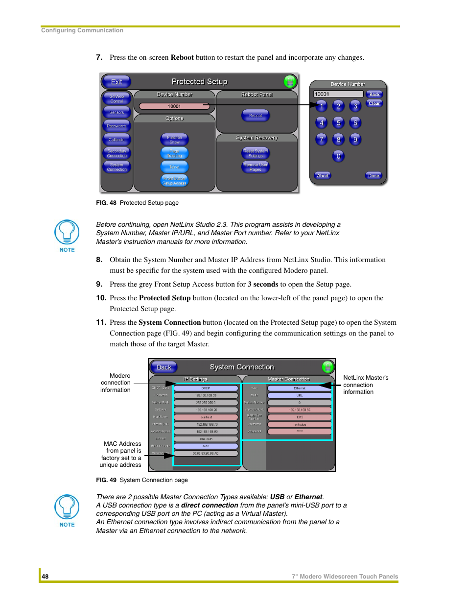 AMX NXD-CV7 User Manual | Page 56 / 184