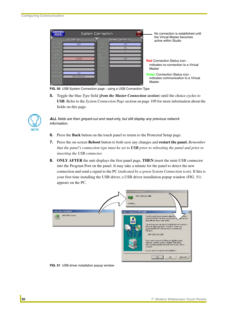 AMX NXD-CV7 User Manual | Page 58 / 184