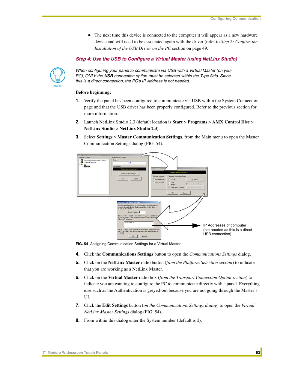 AMX NXD-CV7 User Manual | Page 61 / 184