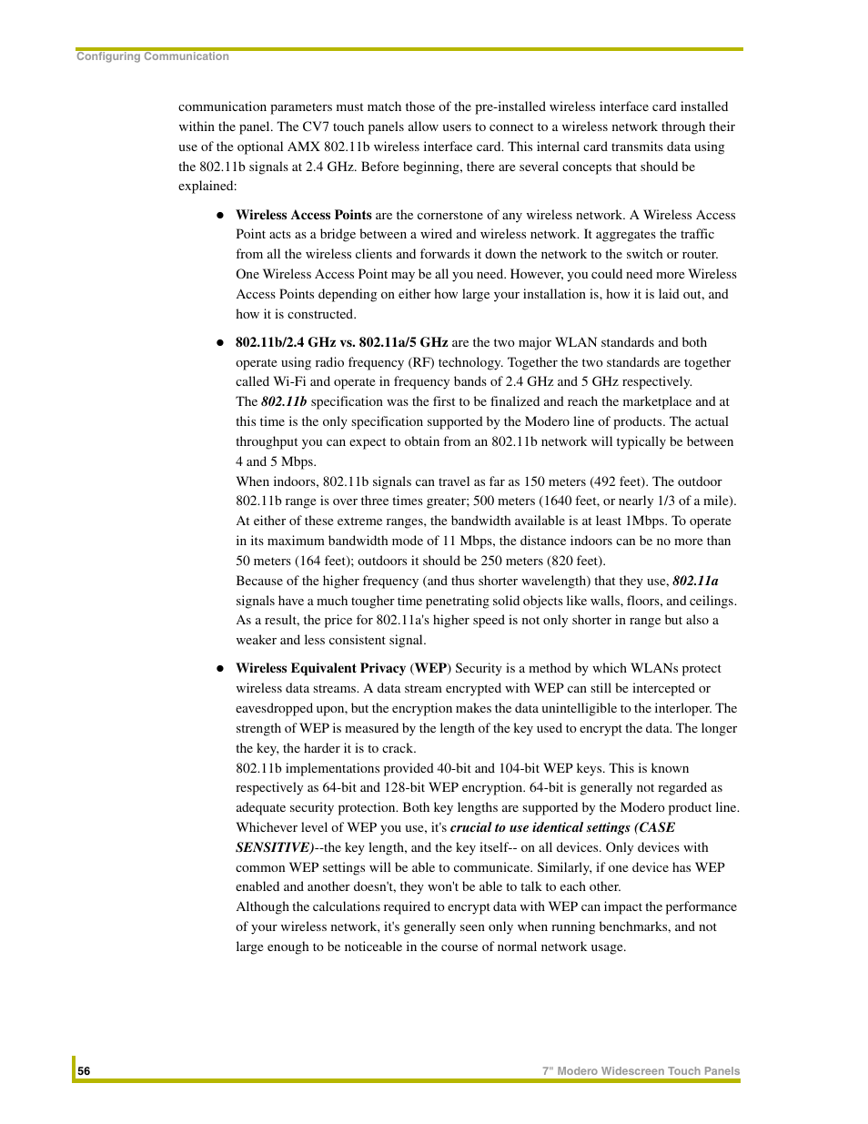 AMX NXD-CV7 User Manual | Page 64 / 184