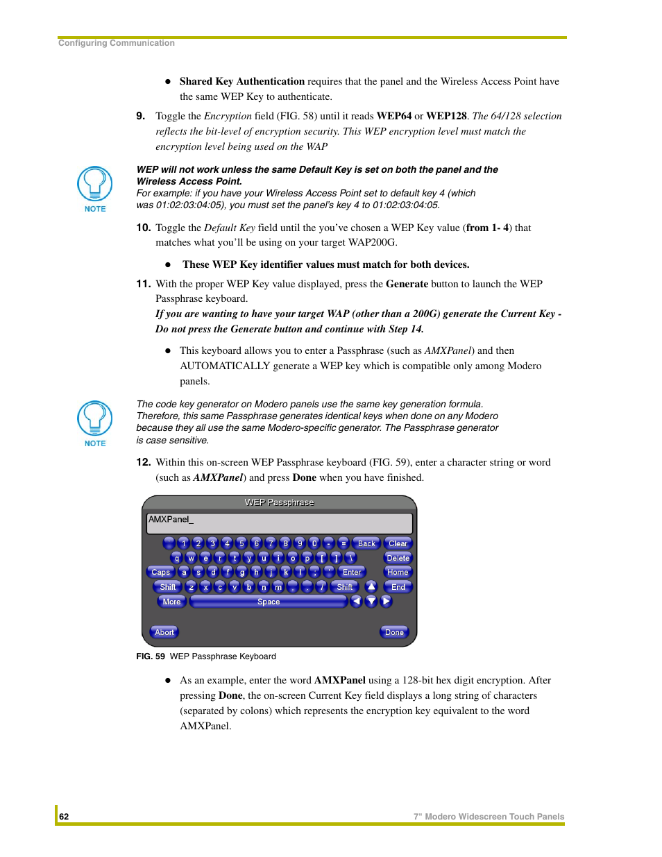 AMX NXD-CV7 User Manual | Page 70 / 184