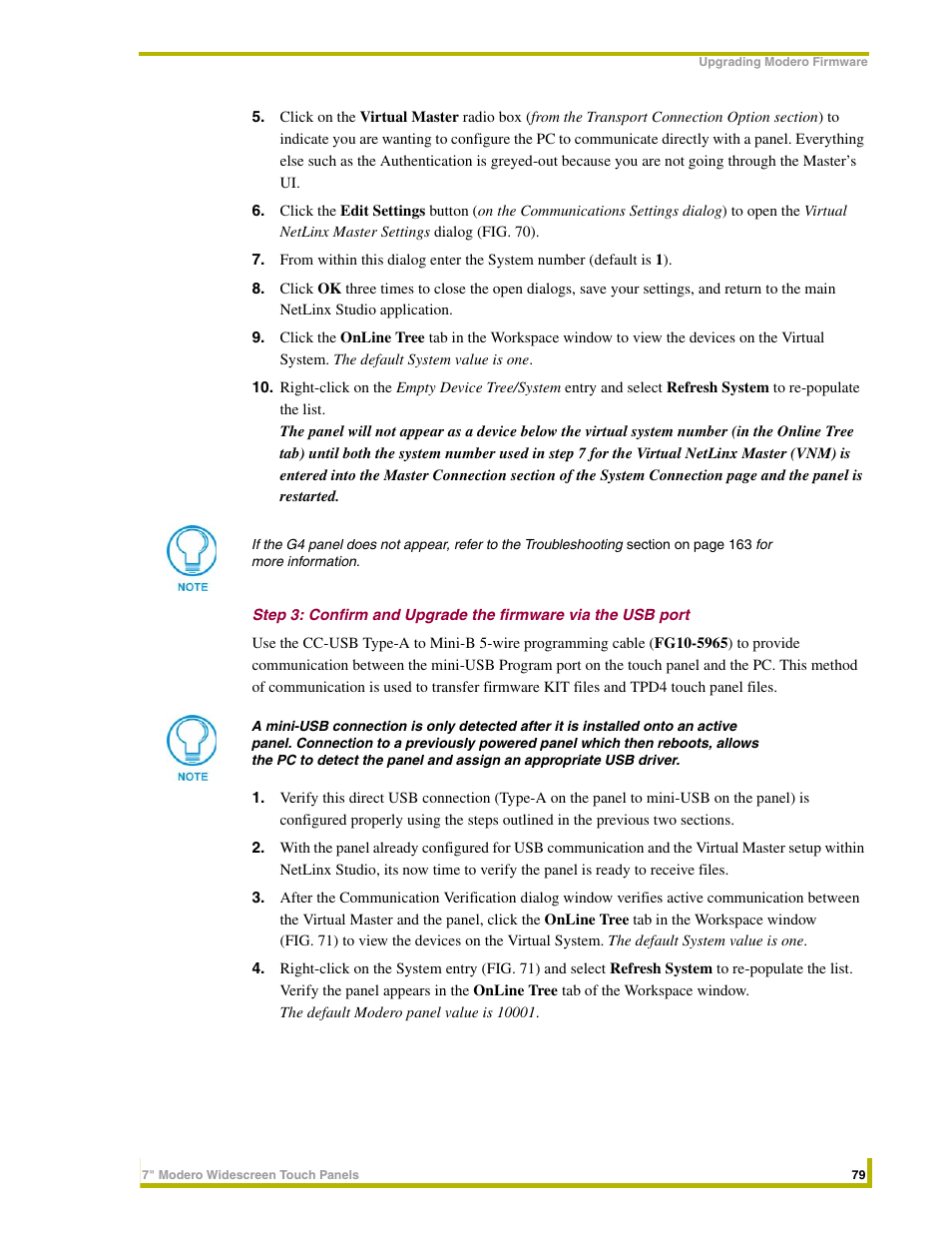 AMX NXD-CV7 User Manual | Page 87 / 184