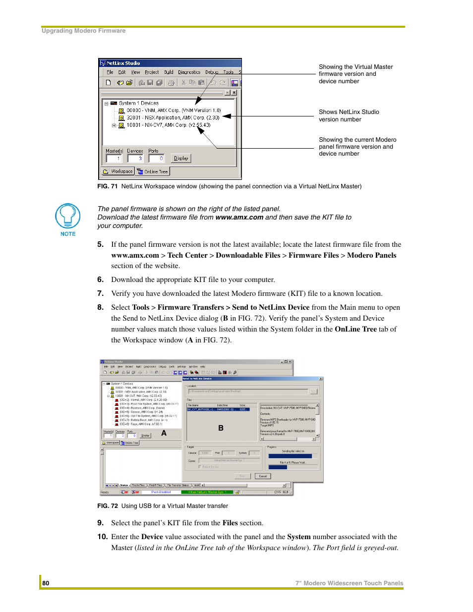 AMX NXD-CV7 User Manual | Page 88 / 184