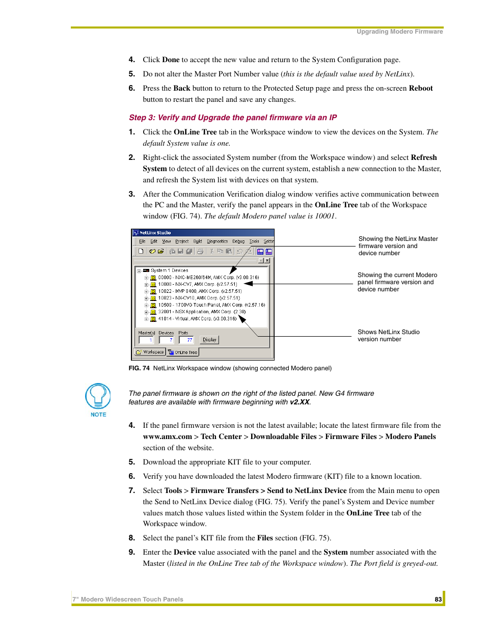 AMX NXD-CV7 User Manual | Page 91 / 184