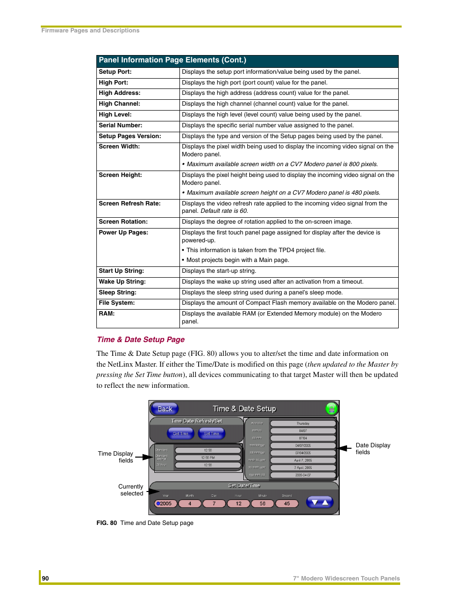 AMX NXD-CV7 User Manual | Page 98 / 184