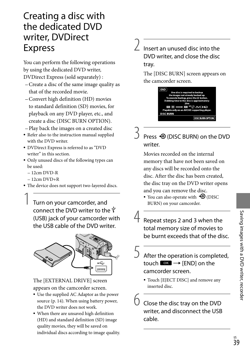 Sony HDR-CX520V User Manual | Page 39 / 135