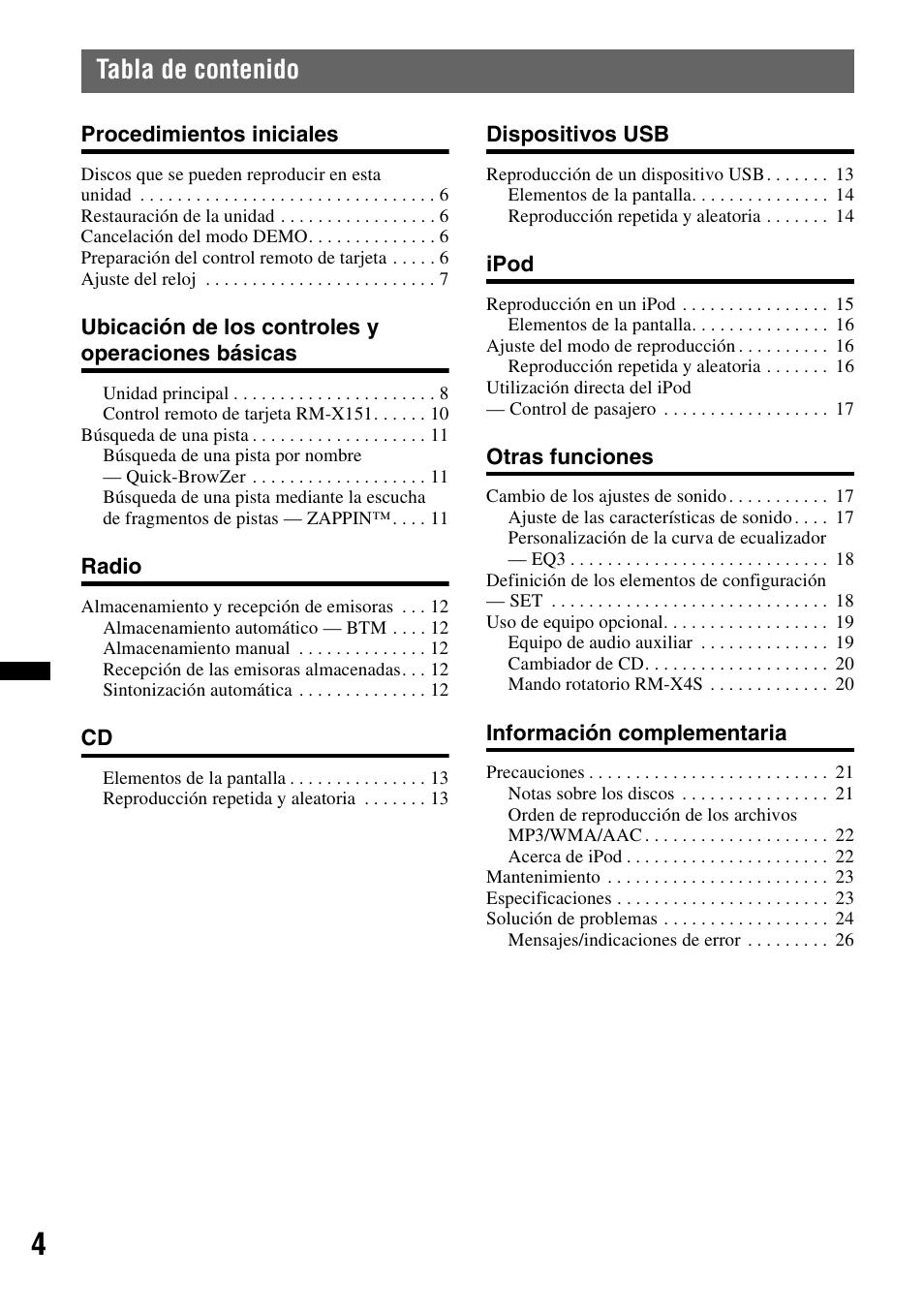 Sony WX-GT77UI User Manual | Page 28 / 52