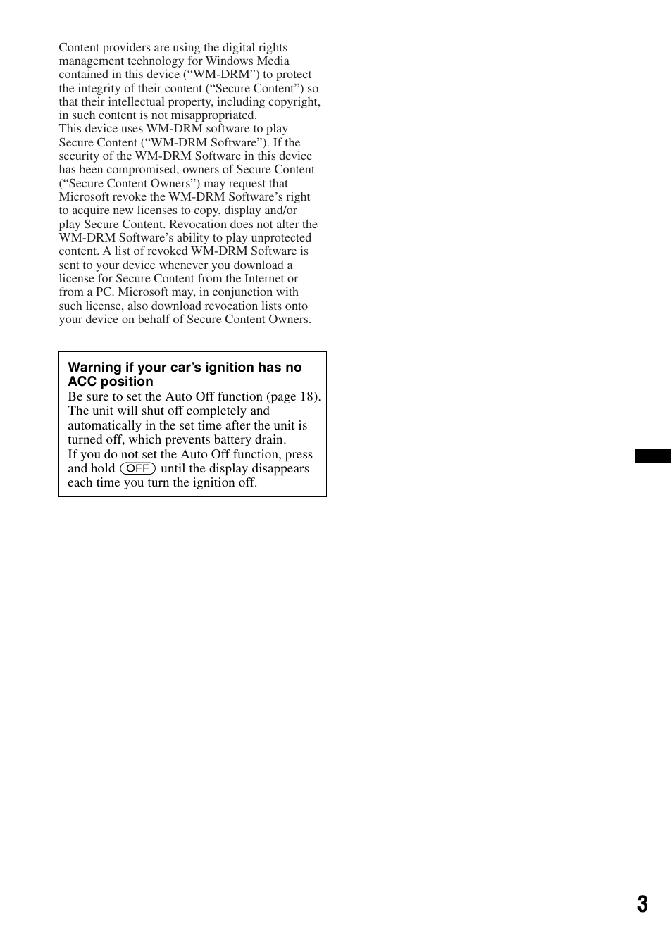 Sony WX-GT77UI User Manual | Page 3 / 52