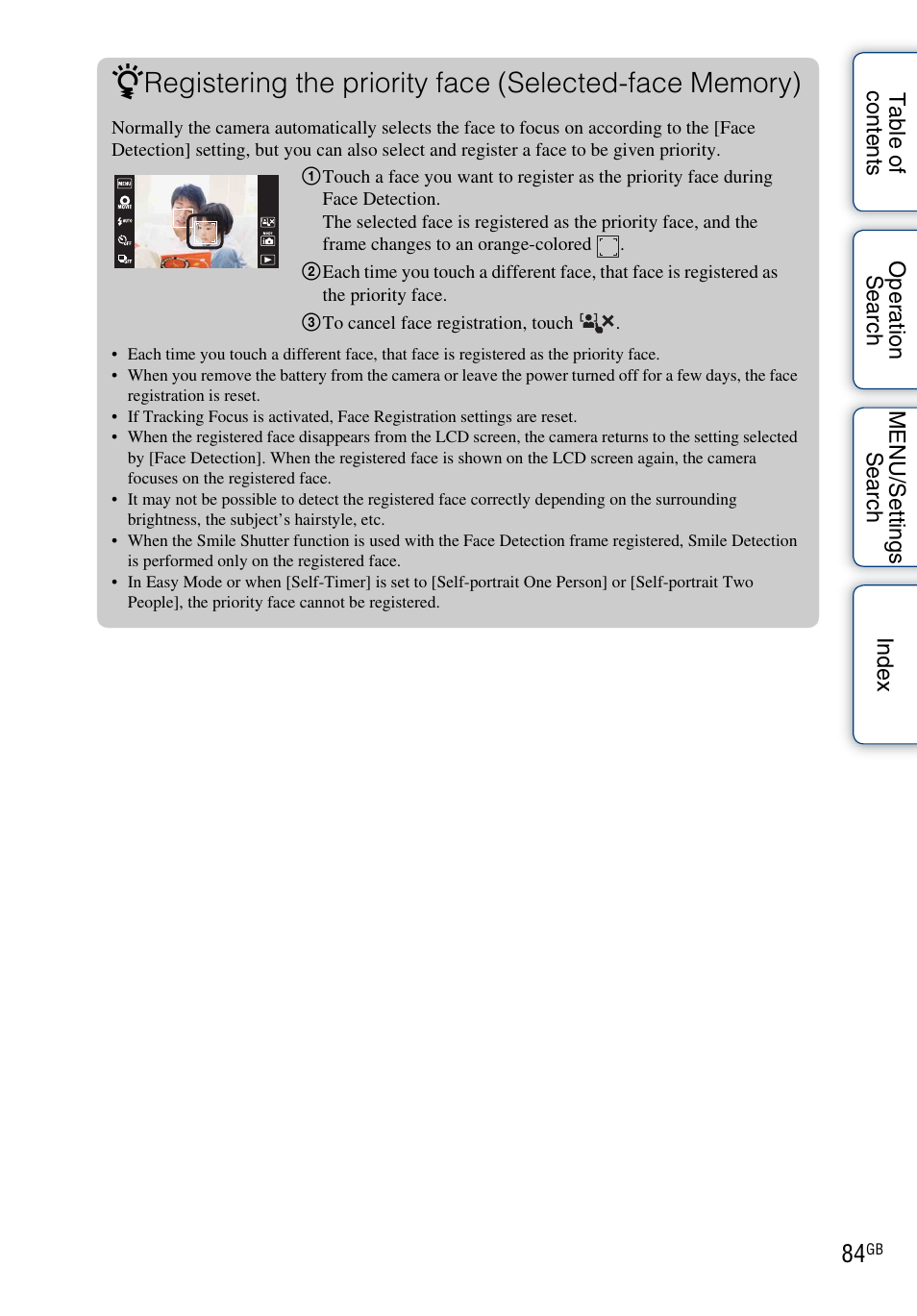 Sony DSC-TX9 User Manual | Page 84 / 190