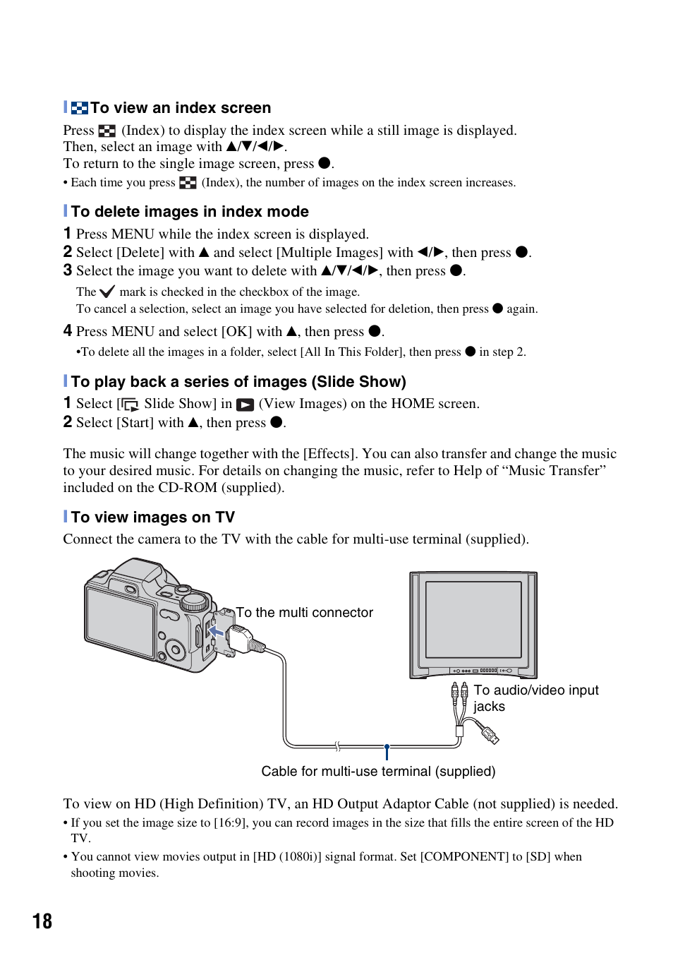 Sony DSC-H10 User Manual | Page 18 / 68