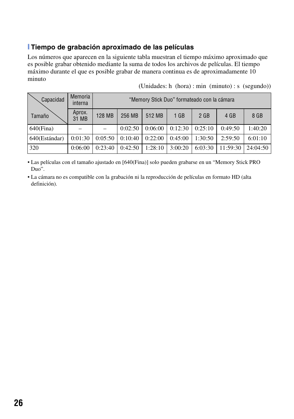 Sony DSC-H10 User Manual | Page 60 / 68
