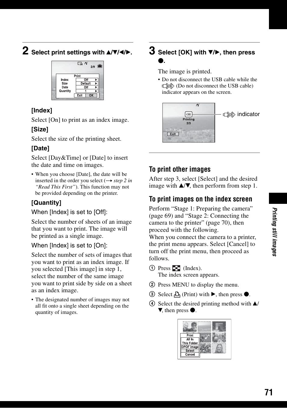 Sony DSC-S600 User Manual | Page 71 / 99