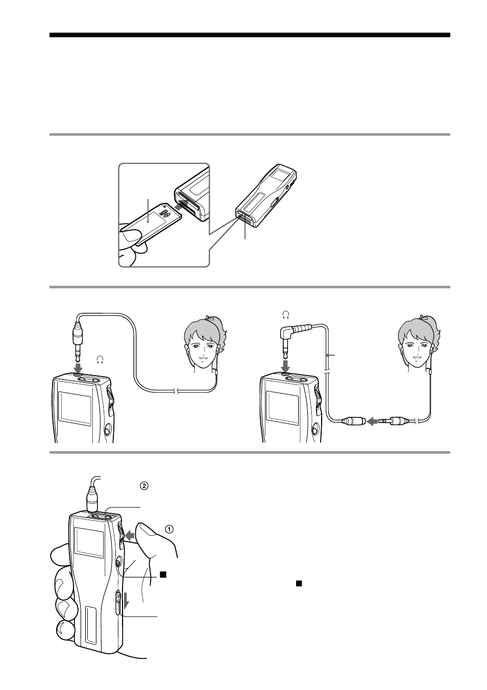 Listening to music with memory stick walkman | Sony NW-MS7 User Manual | Page 16 / 44