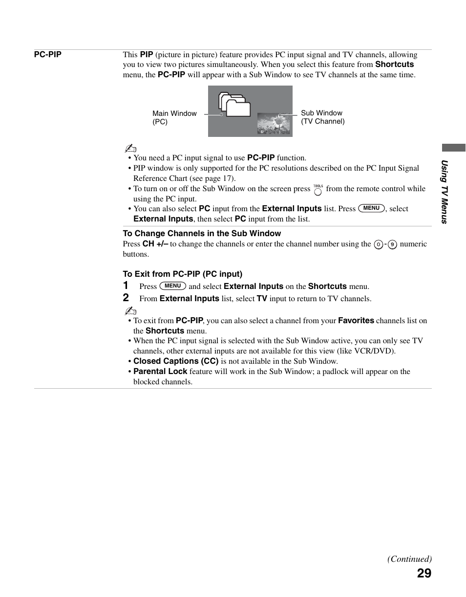 Sony KDL-37NL140 User Manual | Page 29 / 48