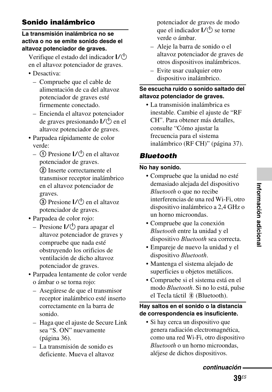 Sony HT-CT260 User Manual | Page 125 / 130