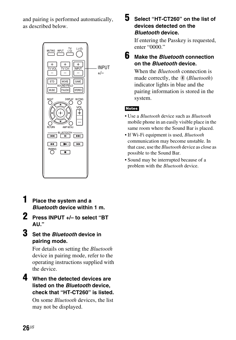 Sony HT-CT260 User Manual | Page 26 / 130