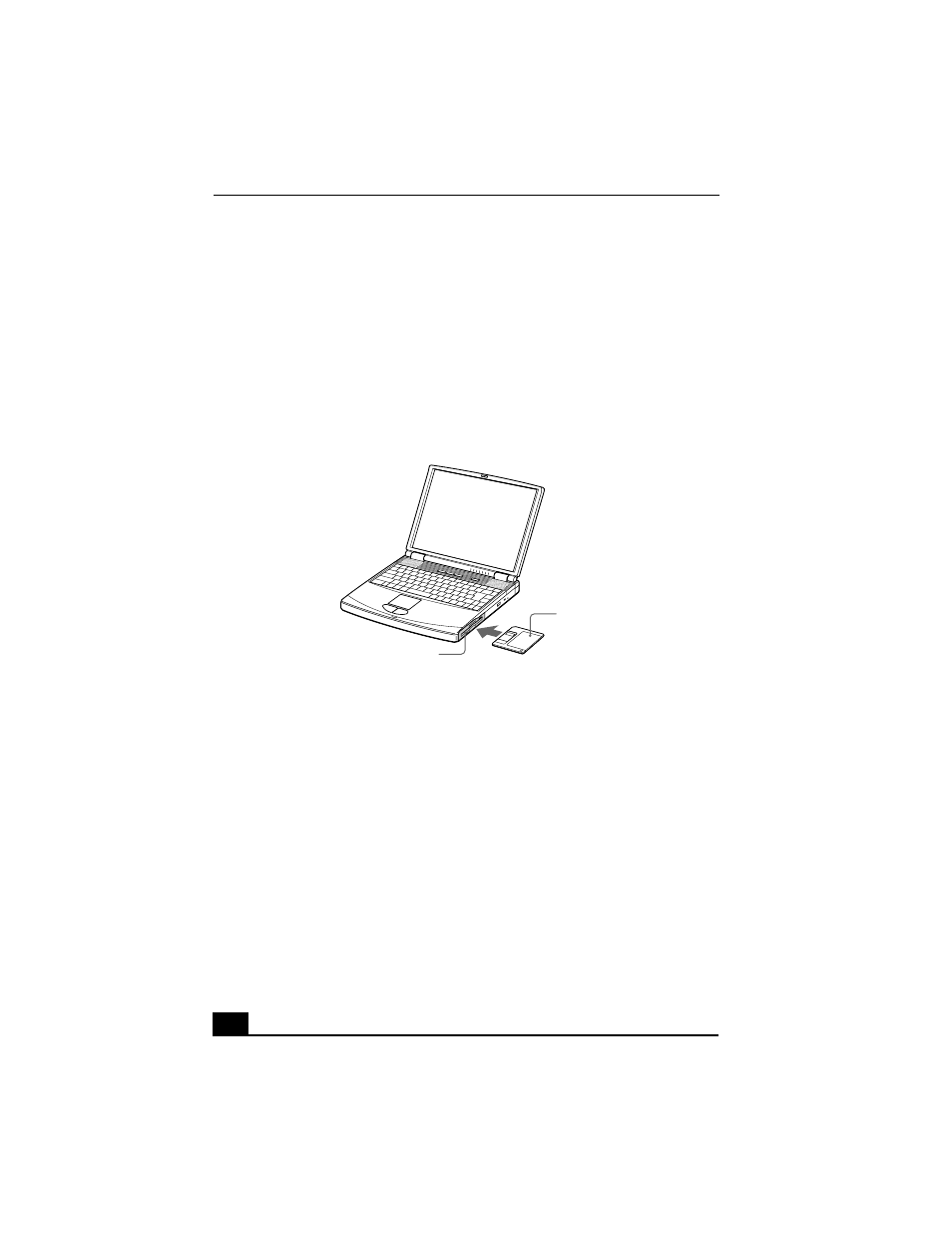 Using the floppy disk drive, To insert a floppy disk, To remove a floppy disk | To insert a floppy disk to remove a floppy disk | Sony PCG-FX340K User Manual | Page 20 / 166