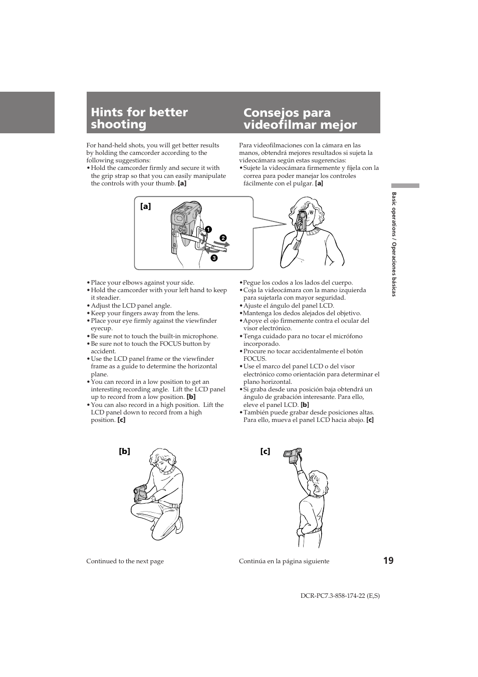 Sony DCR-PC7 User Manual | Page 19 / 92
