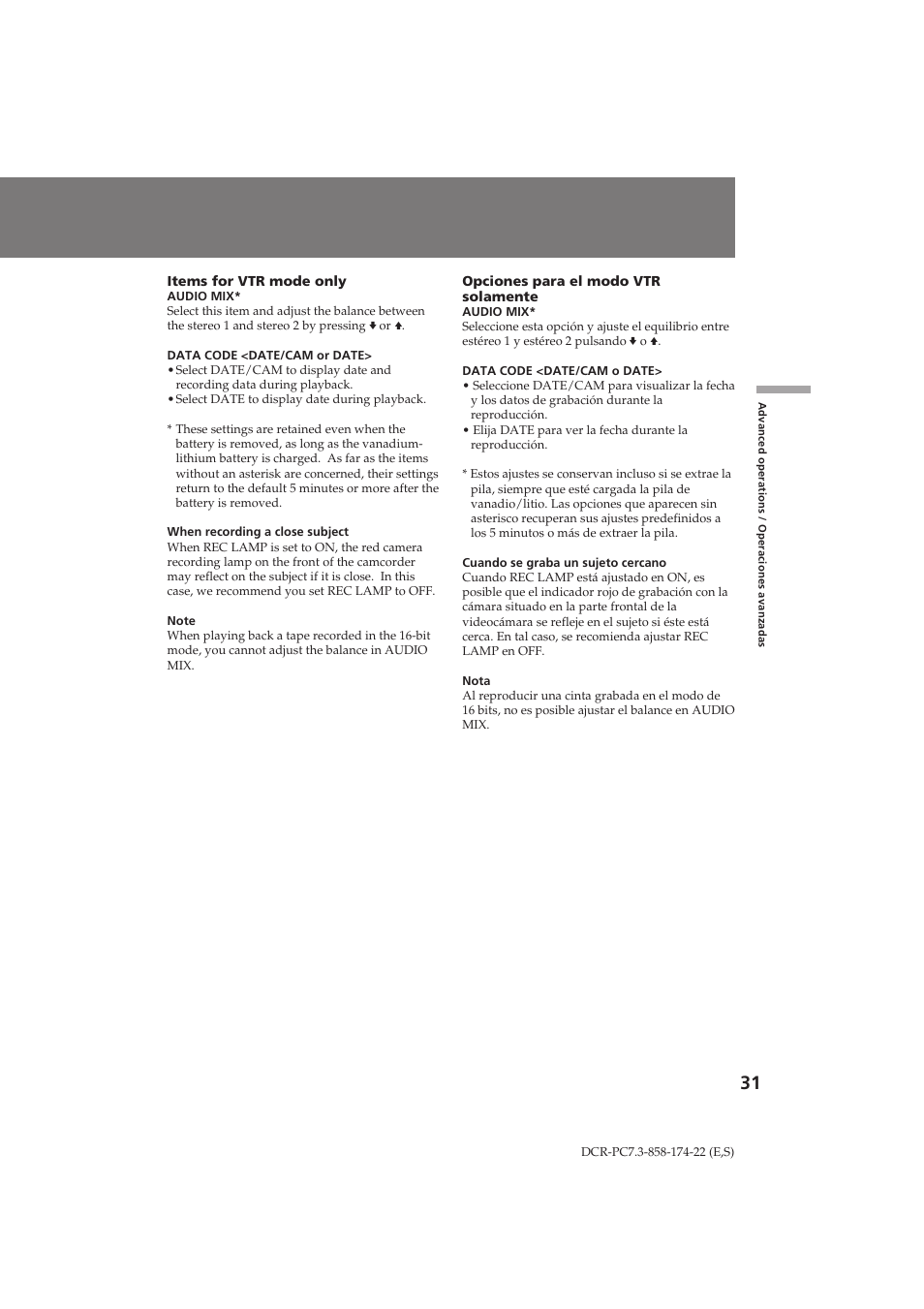 Sony DCR-PC7 User Manual | Page 31 / 92