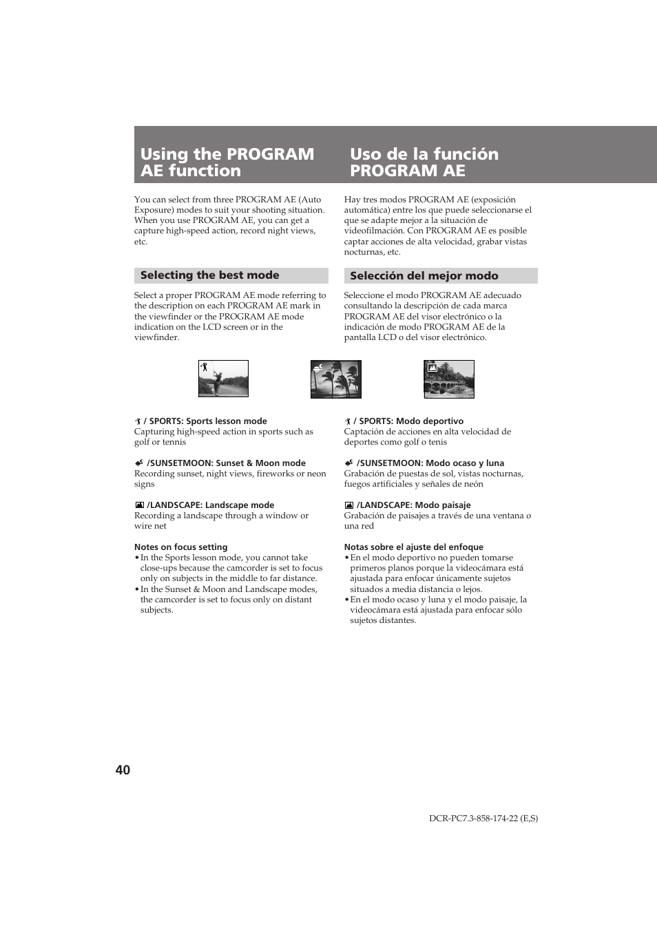 Sony DCR-PC7 User Manual | Page 40 / 92