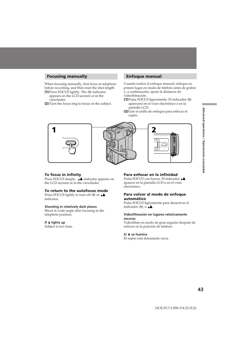 Sony DCR-PC7 User Manual | Page 43 / 92