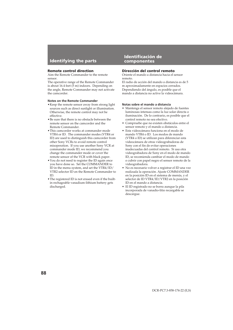 Sony DCR-PC7 User Manual | Page 88 / 92