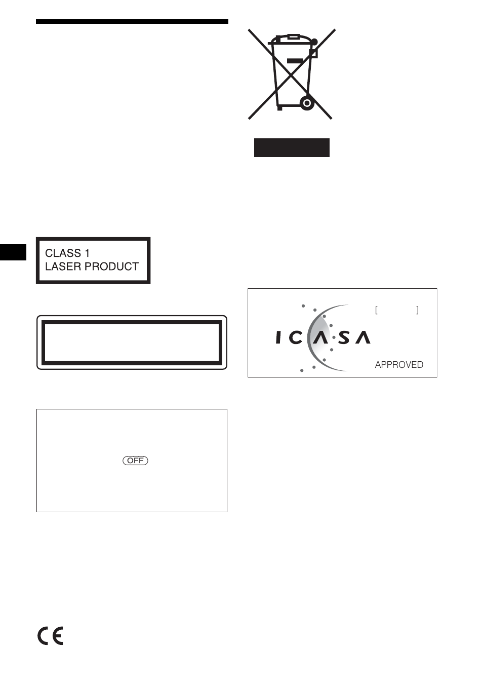 2avertissement | Sony MEX-R5 User Manual | Page 114 / 288