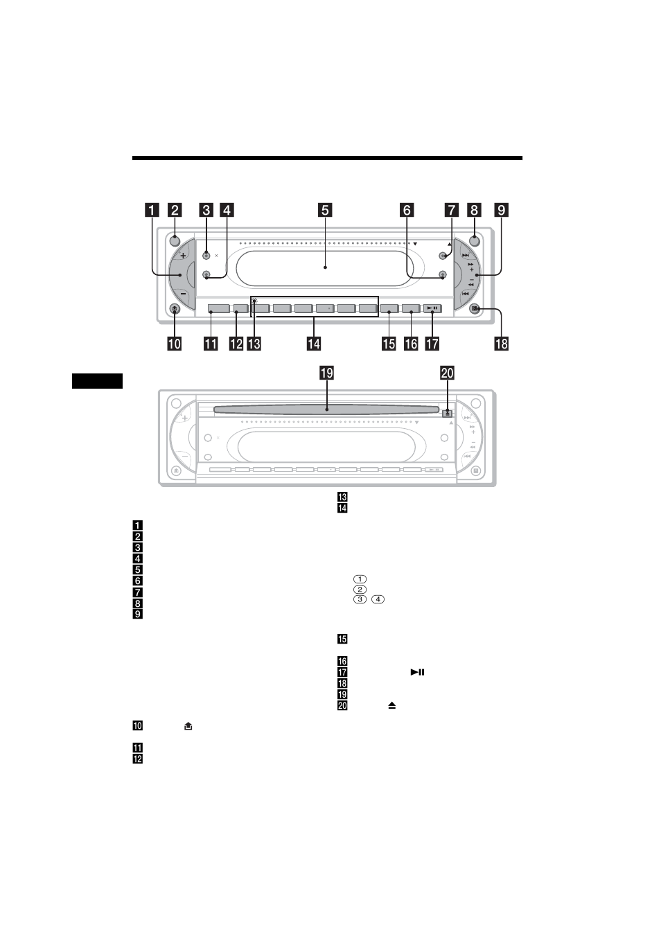 Emplacement des commandes et opérations de base, Emplacement des commandes et opérations de, Base | Ql w, Appareil principal | Sony MEX-R5 User Manual | Page 122 / 288