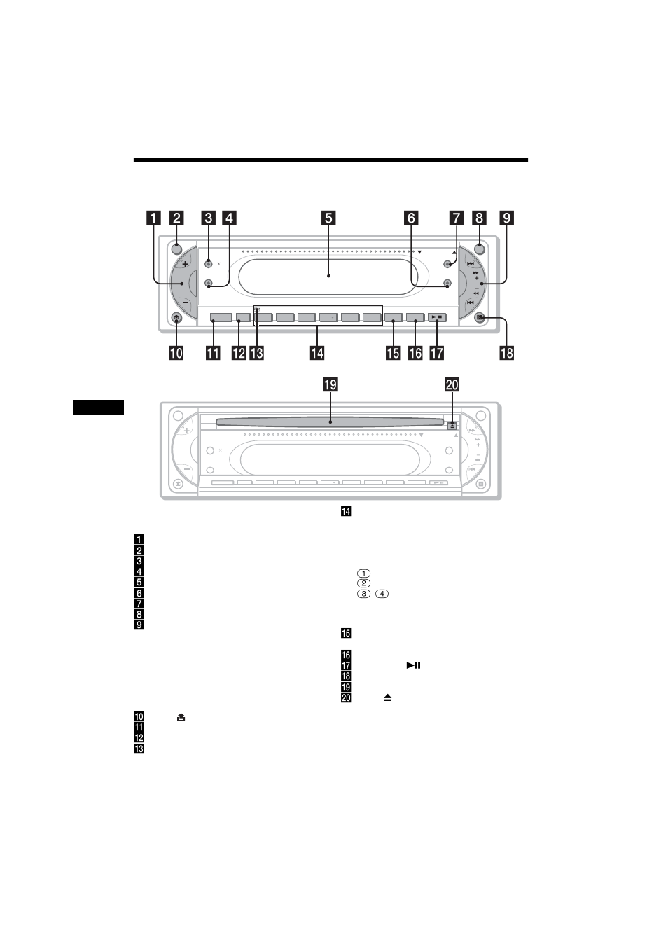 Posizione dei comandi e operazioni di base, Posizione dei comandi e operazioni di, Base | Ql w, Unità principale | Sony MEX-R5 User Manual | Page 180 / 288