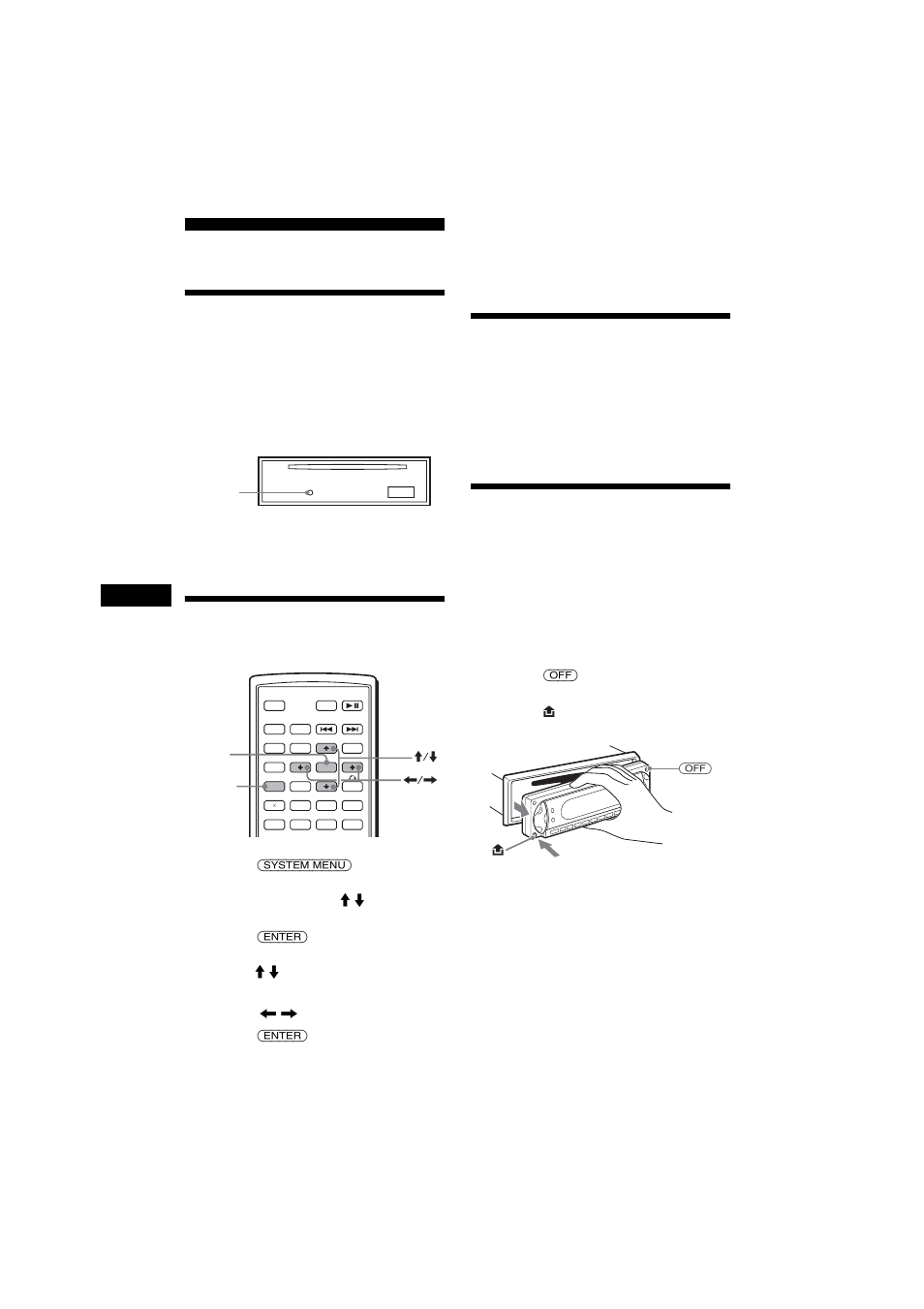 Aan de slag, Het apparaat opnieuw instellen, De klok instellen | De stand demo, Het voorpaneel verwijderen | Sony MEX-R5 User Manual | Page 236 / 288