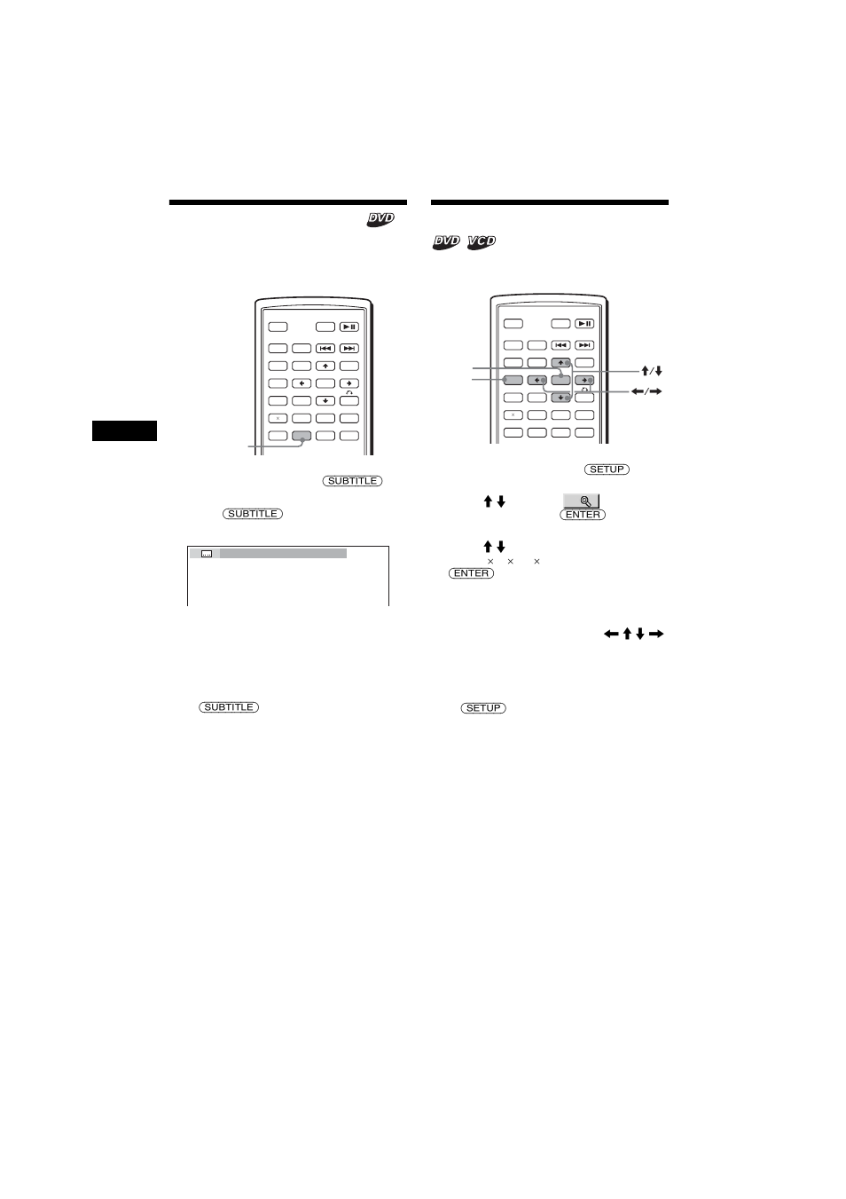 Displaying the subtitles, Magnifying pictures, Displaying the subtitles magnifying pictures | Sony MEX-R5 User Manual | Page 24 / 288