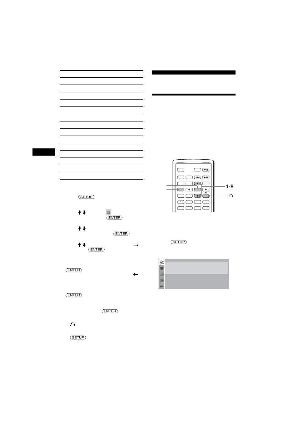 Settings and adjustments, Using the setup menu | Sony MEX-R5 User Manual | Page 28 / 288