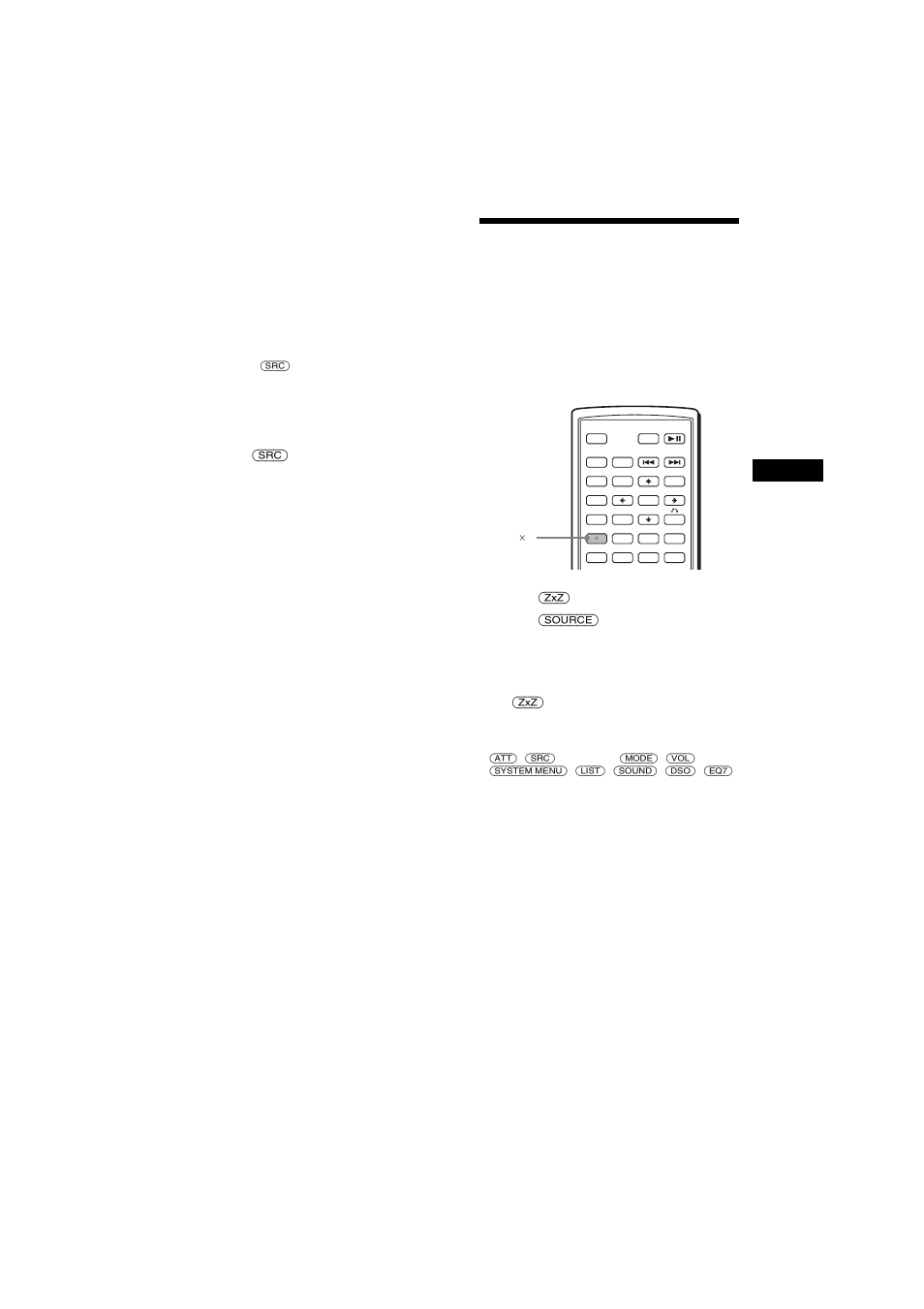 Switching the front/rear output, Zone ° zone, Zone × zone | Auxiliary audio equipment | Sony MEX-R5 User Manual | Page 41 / 288