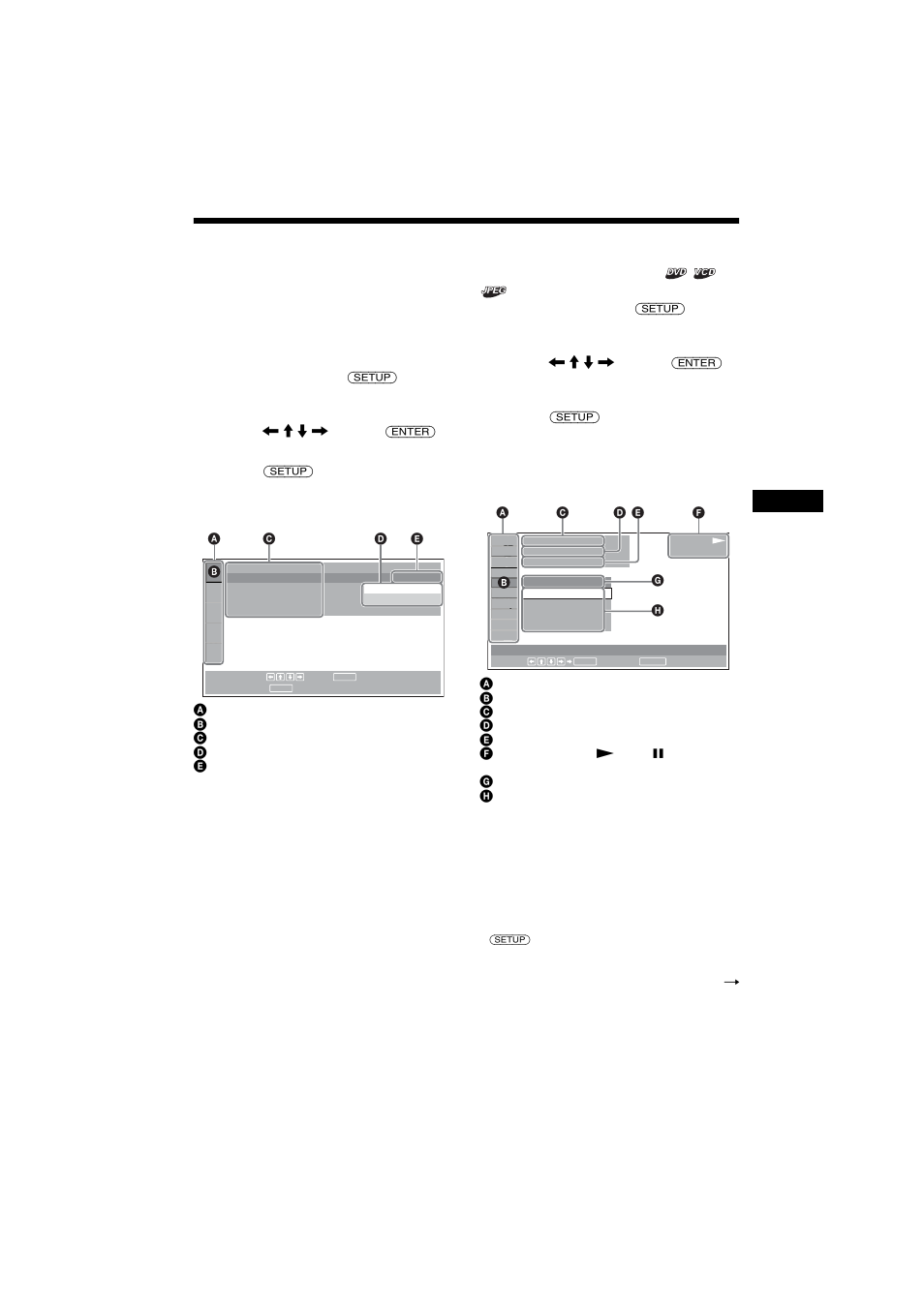 Menüanzeigen | Sony MEX-R5 User Manual | Page 67 / 288