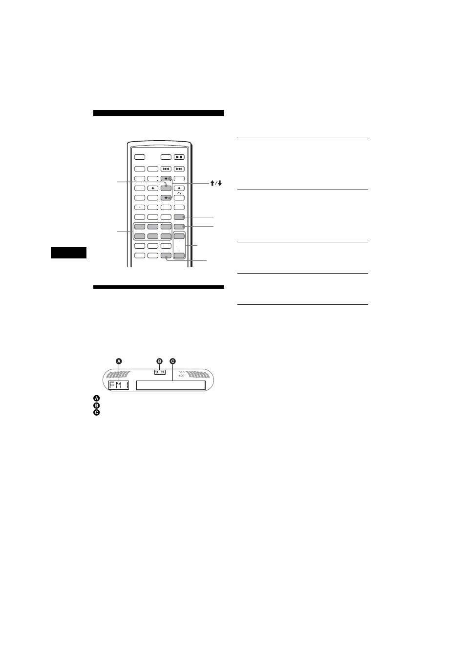 Übersicht, Informationen im display, Rds-funktionen | Sony MEX-R5 User Manual | Page 90 / 288