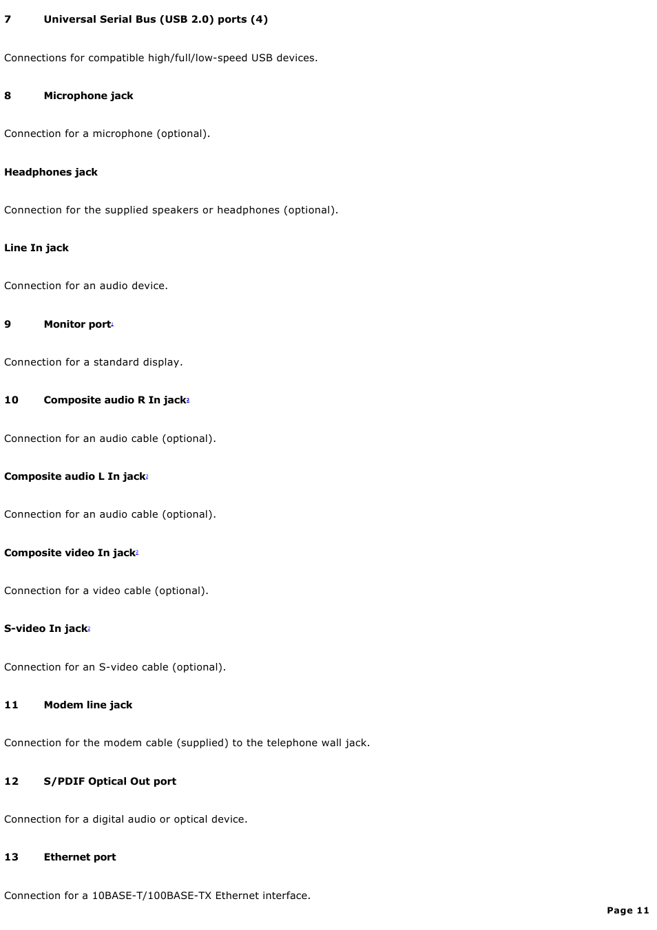 Sony PCV-RS613G User Manual | Page 11 / 182