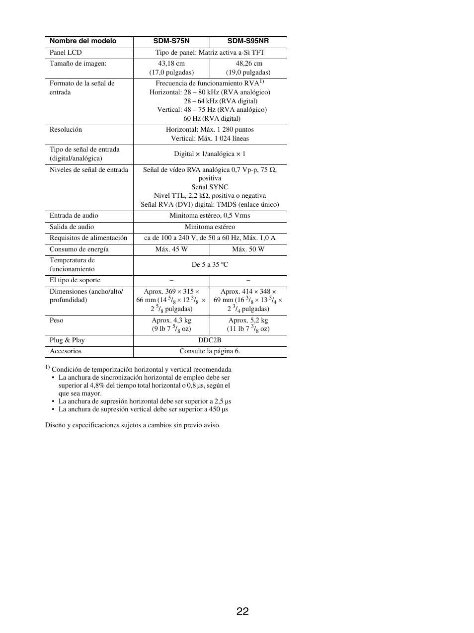 Sony SDM-S95ER User Manual | Page 70 / 97