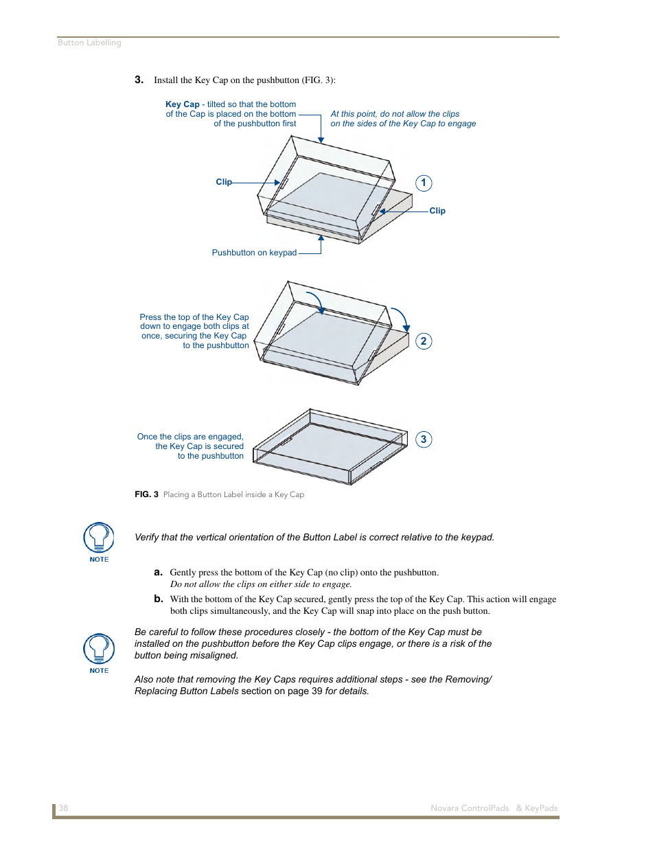 AMX Novara 1000 Series User Manual | Page 44 / 88