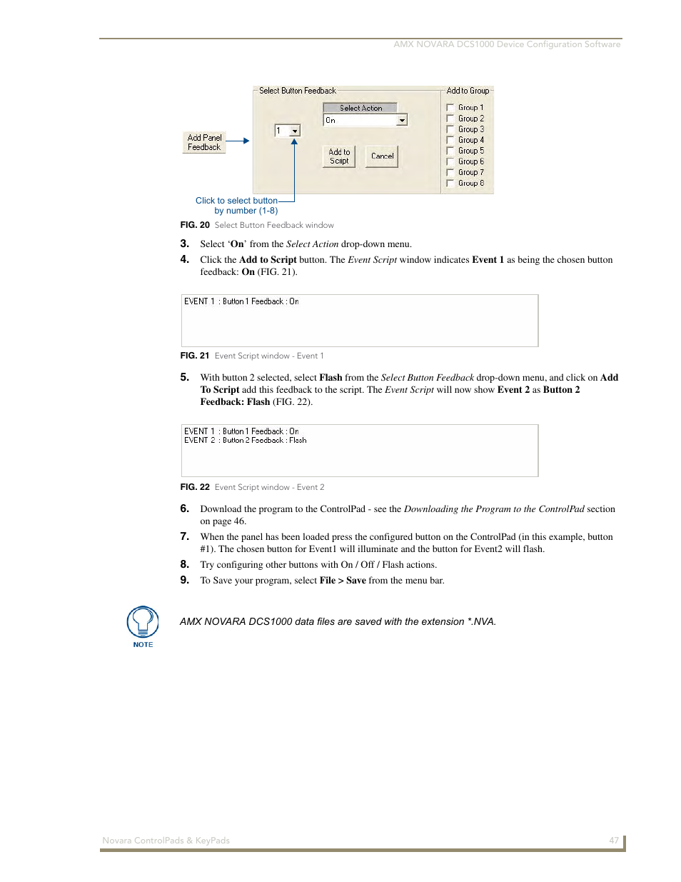 AMX Novara 1000 Series User Manual | Page 53 / 88