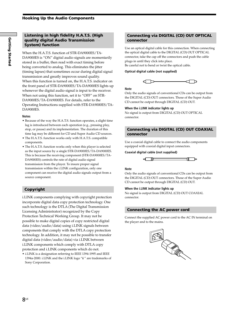 Sony SCD-XA9000ES User Manual | Page 8 / 34