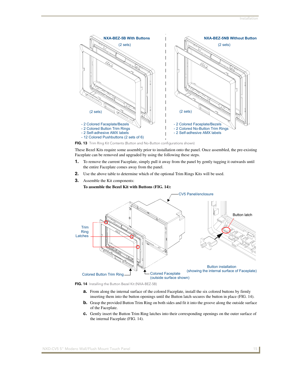 AMX Modero NXD-CV5 User Manual | Page 27 / 152