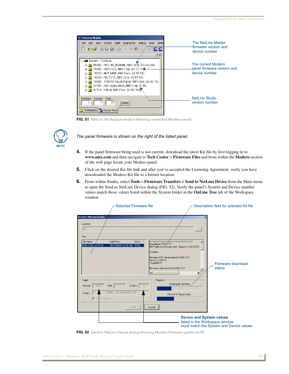 AMX Modero NXD-CV5 User Manual | Page 67 / 152