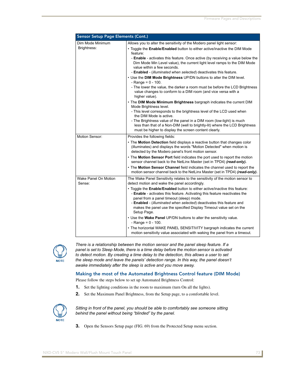 AMX Modero NXD-CV5 User Manual | Page 85 / 152