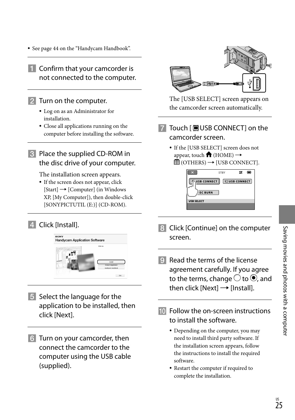 Sony DCR-SX40 User Manual | Page 25 / 108