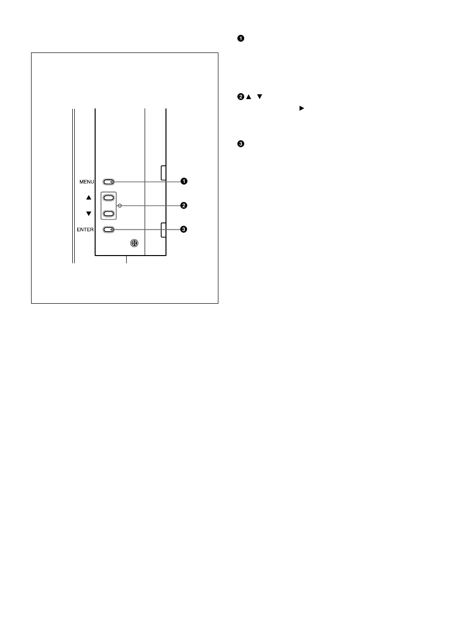 コントロールボタン部（後面 | Sony PFM-42B2H User Manual | Page 11 / 294