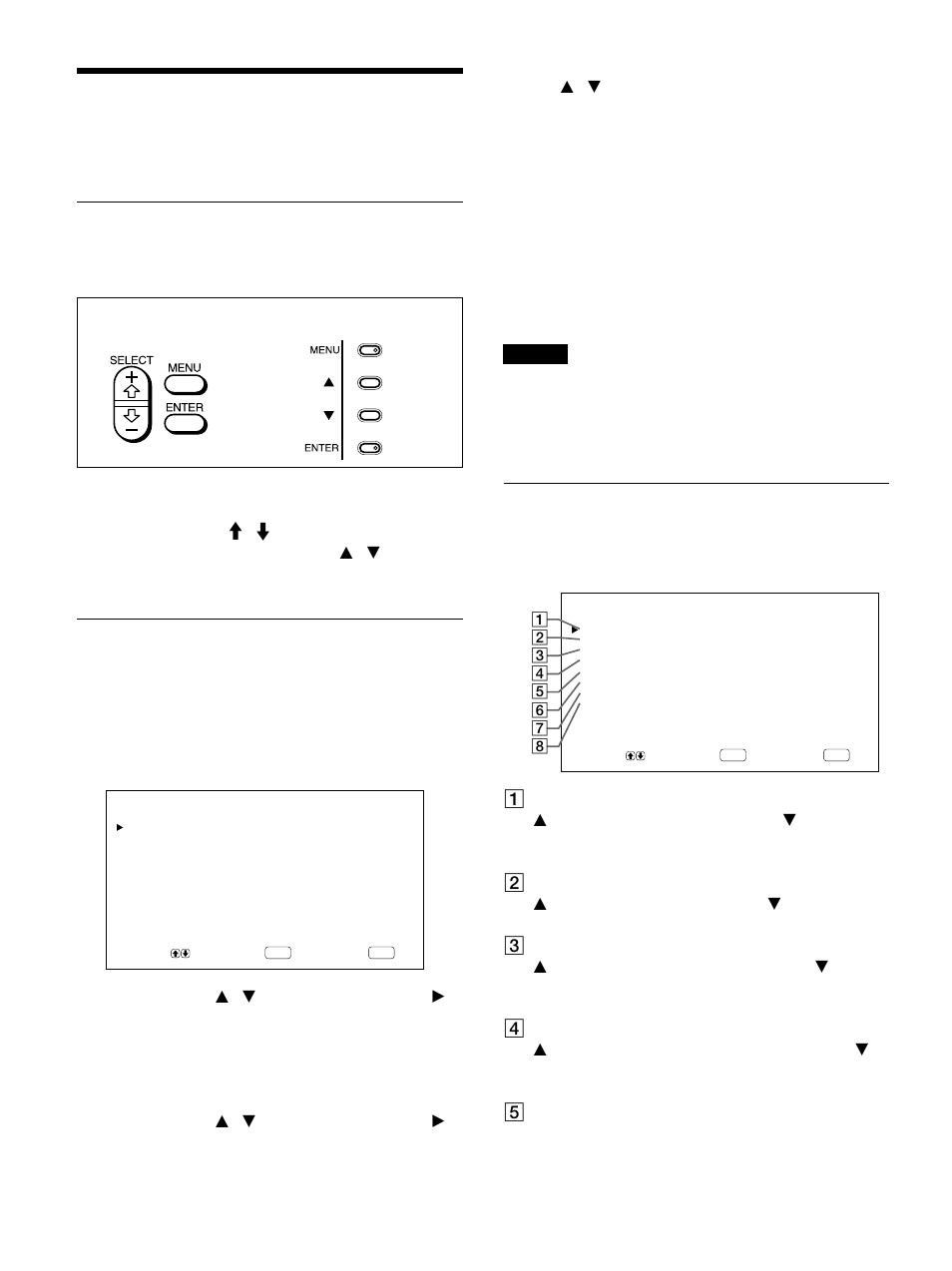 Die bildschirmmenüs, Arbeiten mit den menüs, Übersicht über die menüs | Menütasten, Menükonfiguration, Menü bildeinst | Sony PFM-42B2H User Manual | Page 168 / 294