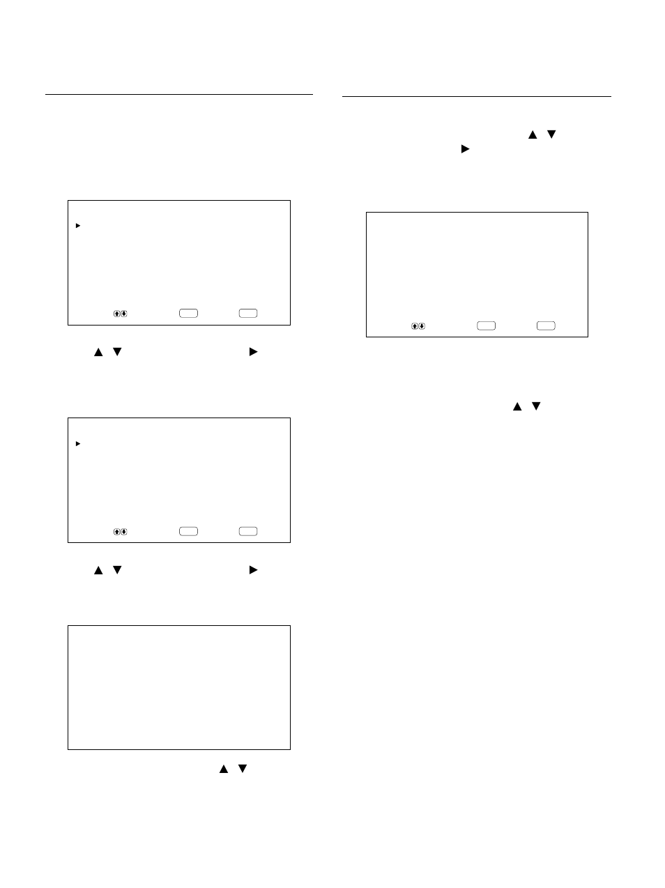 Conmutación del modo de visualización, Ajuste de la hora, Visualización de “closed captions” (títulos) | Pulse menu. vuelve a aparecer el menú config (1/2) | Sony PFM-42B2H User Manual | Page 221 / 294