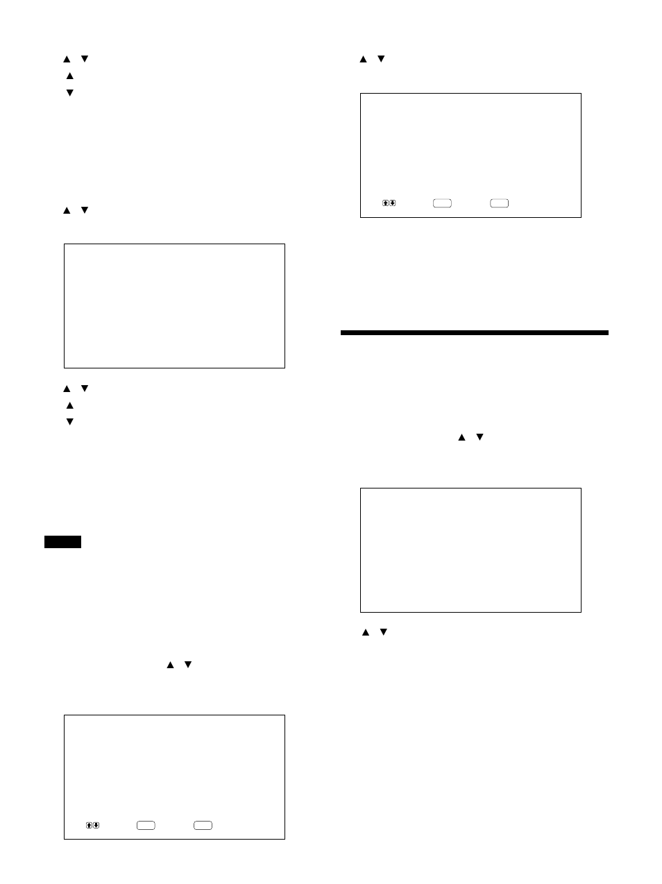 画像のサイズと位置を出荷時の設定値 に戻す, 横縦比を切り換える | Sony PFM-42B2H User Manual | Page 35 / 294