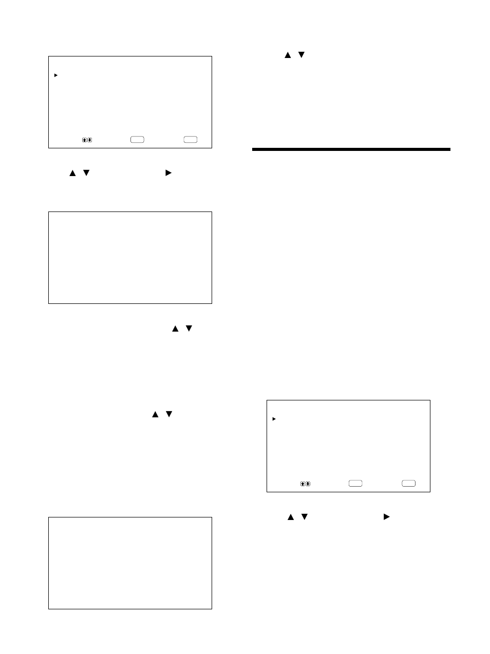 Energy saving function (pfm-42b2/ 42b2e only), The following menu appears on the display panel | Sony PFM-42B2H User Manual | Page 91 / 294